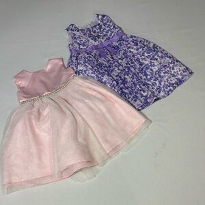 Blueberi Boulevard Purple Floral Toddler Dress Size 2T